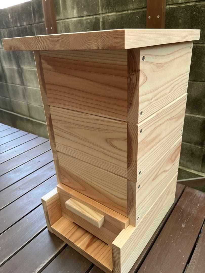 日本蜜蜂重箱式巣箱