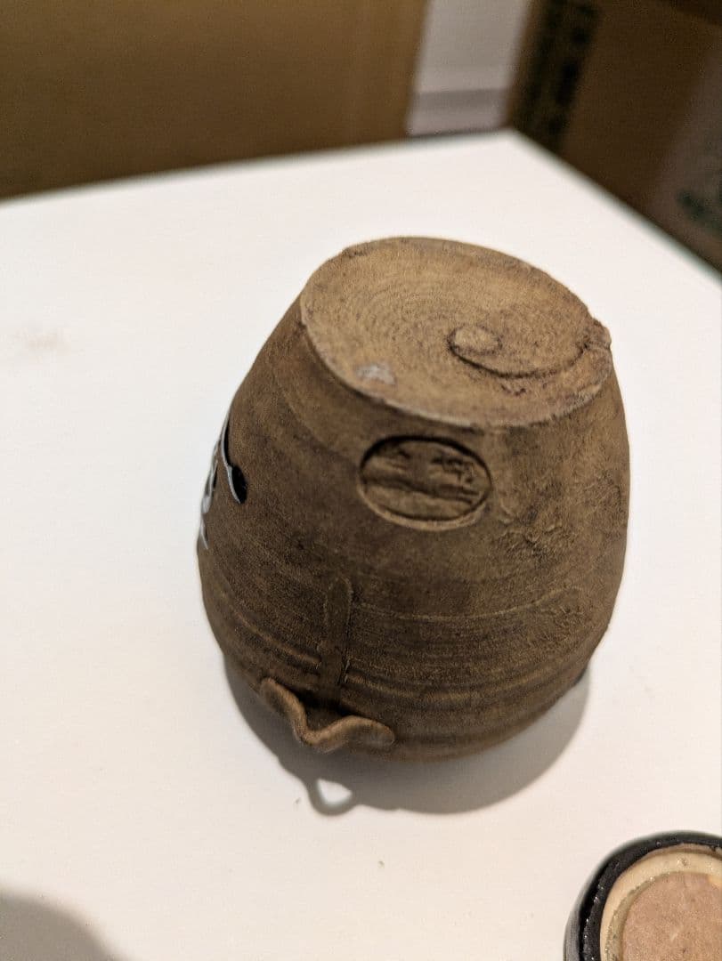 時代物　陶器製　茶入　茶壺