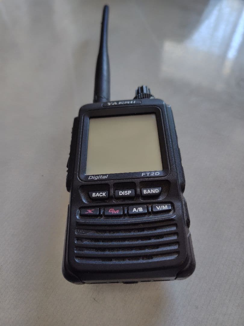 アマチュア無線機　YAESU FT2D　ハンディ機 【外部電源接続不可】