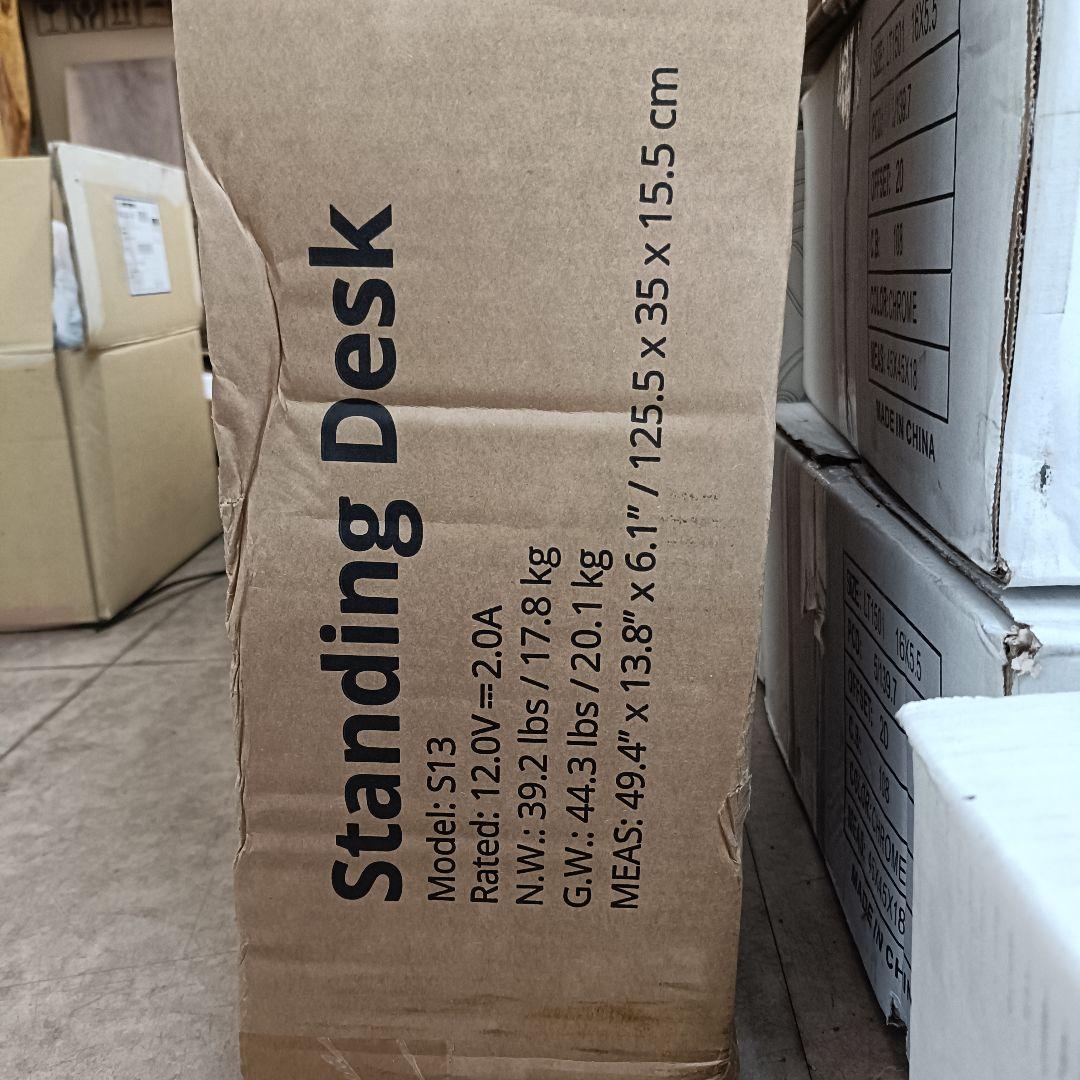 電動昇降デスク スタンディング 幅120cm 奥行60cm 高さ72-118cm