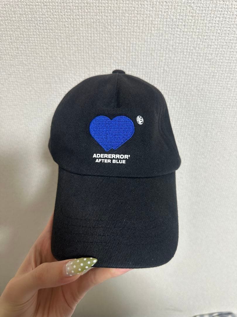 帽子 Ader Error Twin Heart Logo Cap Black