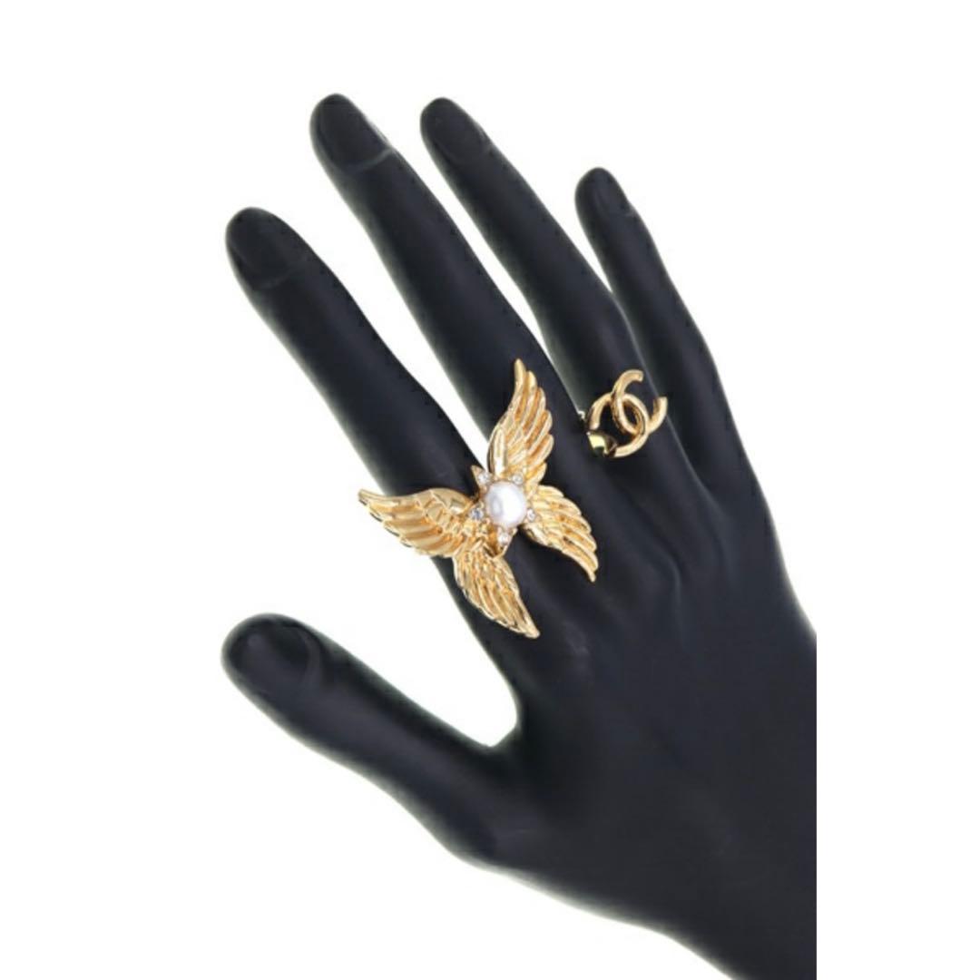 シャネル バタフライ リング ココモチーフ ゴールド 2024