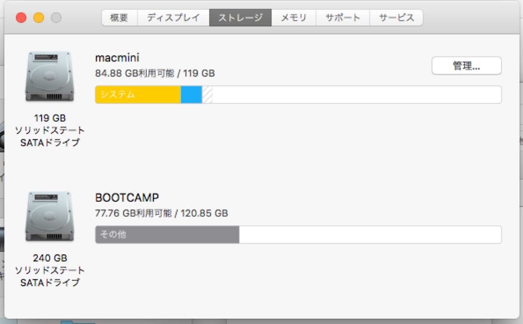 ミニPC Apple Mac mini Late 2012
