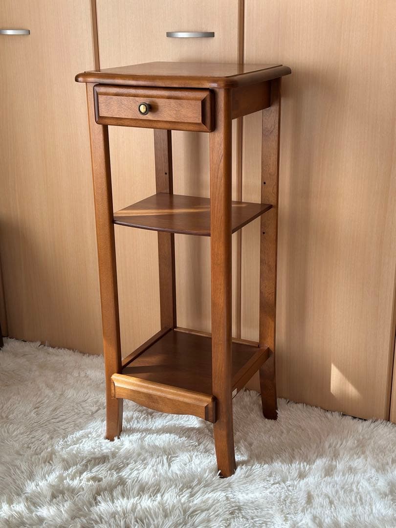 【コンソール】曙工芸製作所　サイドテーブル　花台　飾り台　収納棚　電話台