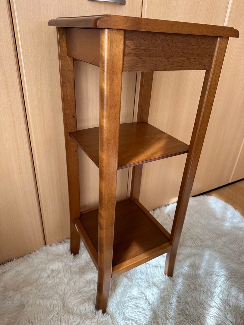 【コンソール】曙工芸製作所　サイドテーブル　花台　飾り台　収納棚　電話台