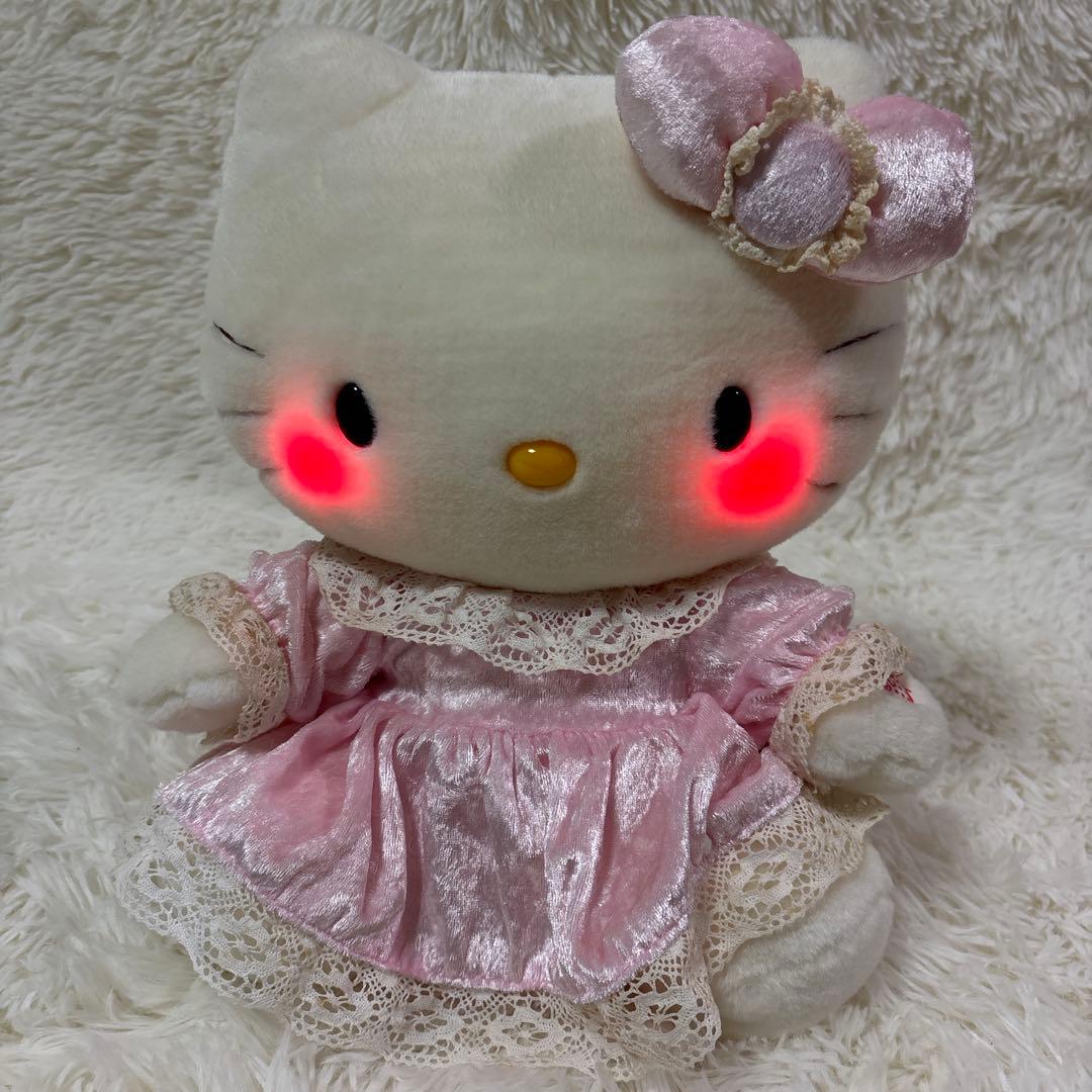 ビンテージ　ハローキティ ぬいぐるみ ピンクドレス 約30cm　メロディ