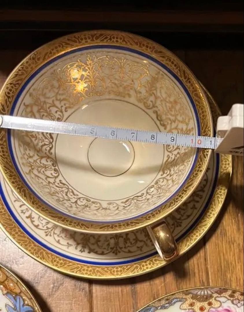 ドイツ製　SELTMANN WEIDEN 陶磁器 金彩　カップソーサー　トリオ