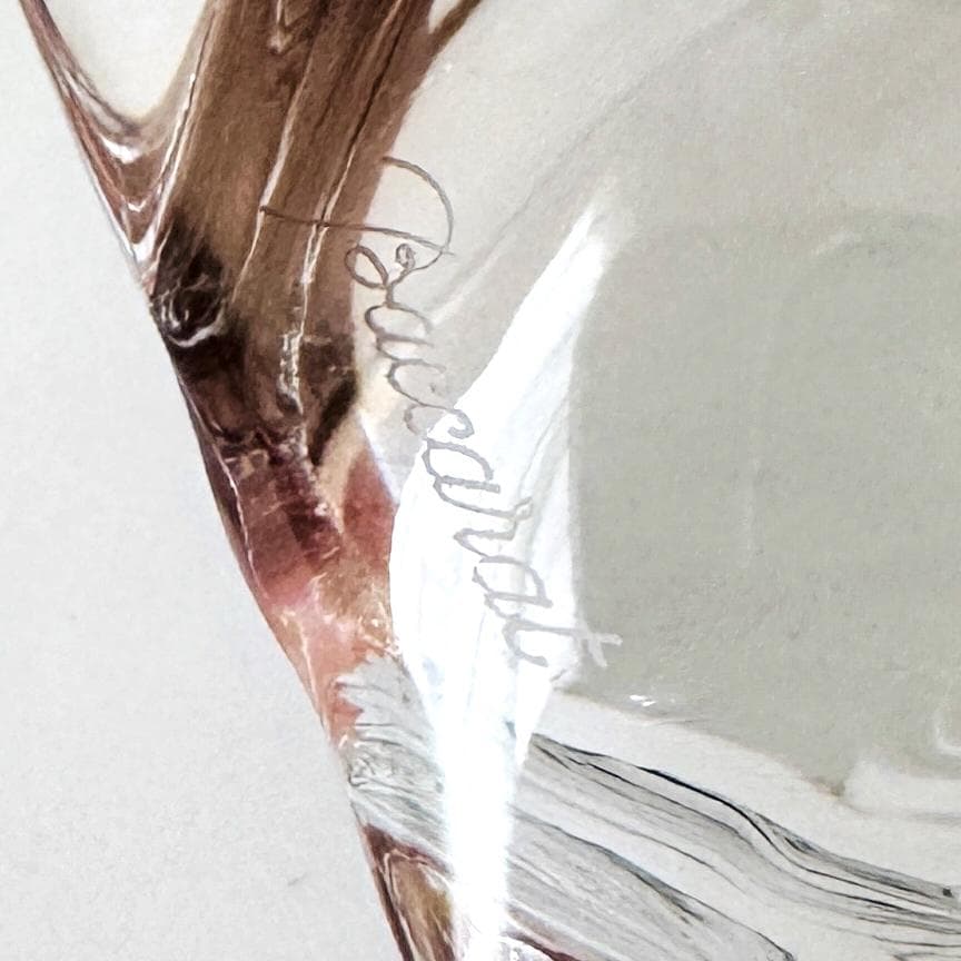 【バカラ】動物 貝 置物 インテリア★美品★幸運 金運