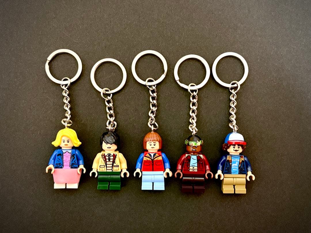 ストレンジャーシングス 未知の世界 ミニフィグ キーホルダー 5体セット