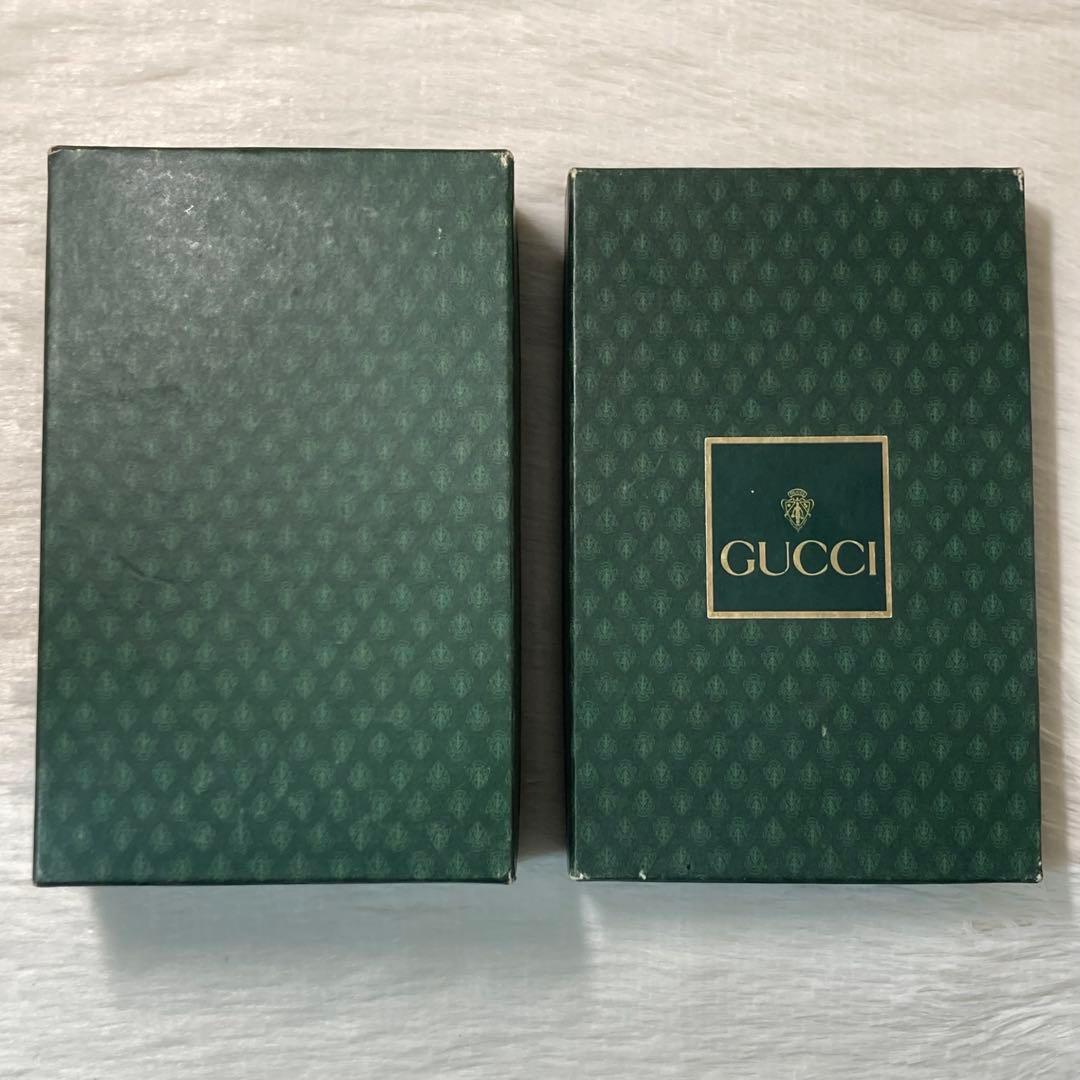 早い者勝ち　美品　GUCCI グッチ　二つ折り　長財布　黒　箱付き　ホースシュー