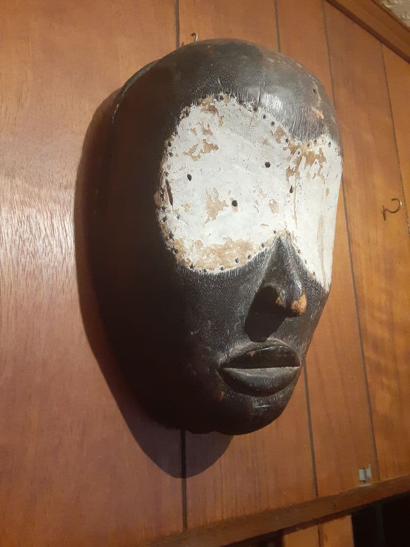 珍品　アフリカ　マスク　呪術　神像　呪像