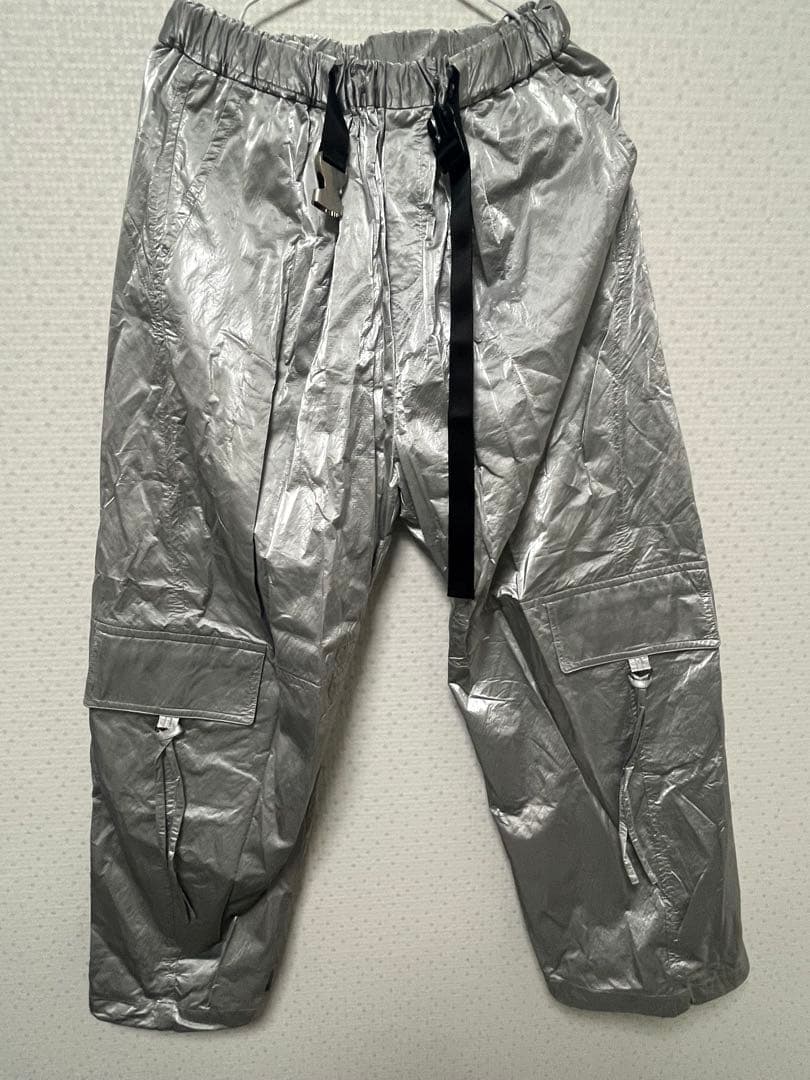 MAISON SPECIAL シルバー サルエルパンツ M