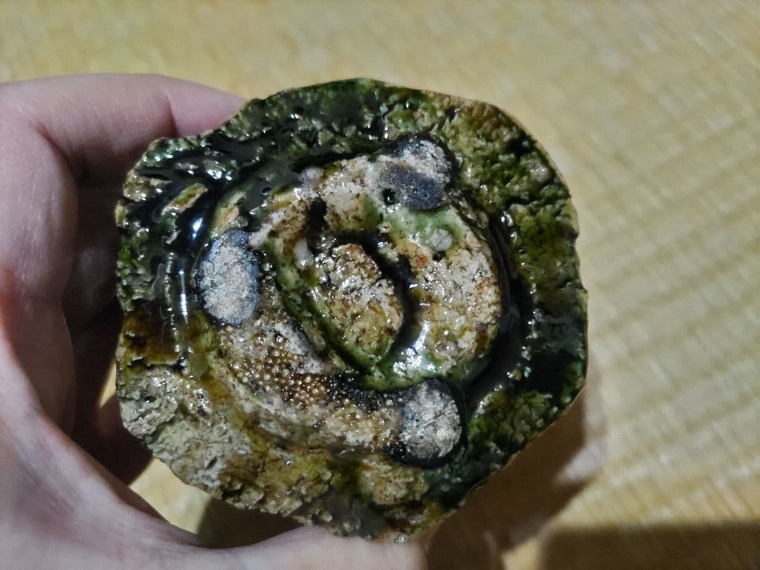 RAM様　塚本治彦　織部　湯呑　無傷