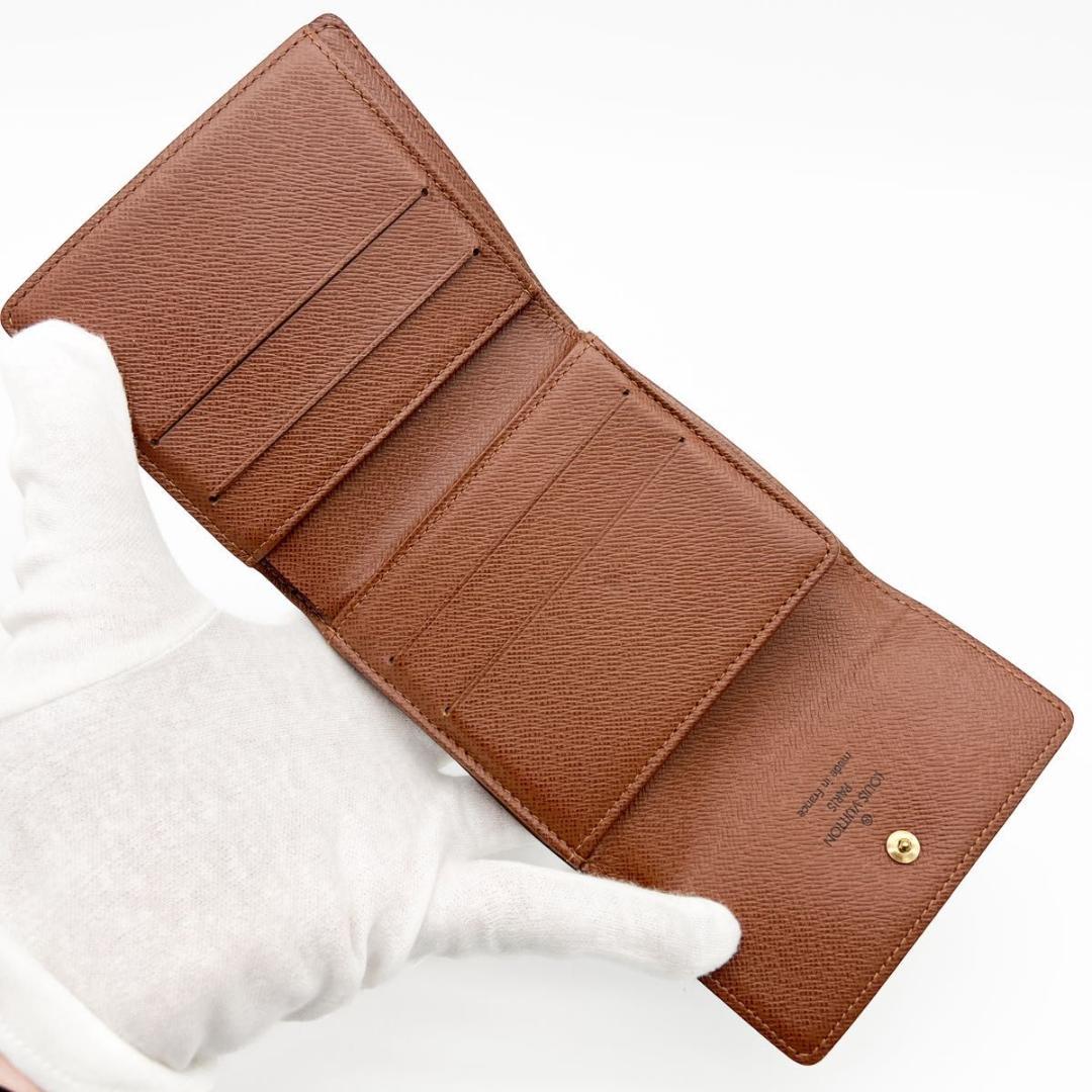 【美品】ヴィトン モノグラム ポルトモネビエ カルトクレディ Wホック 財布