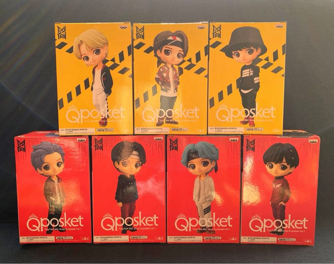 TinyTAN BTS Qposket フィギュア　フル　コンプ　セット