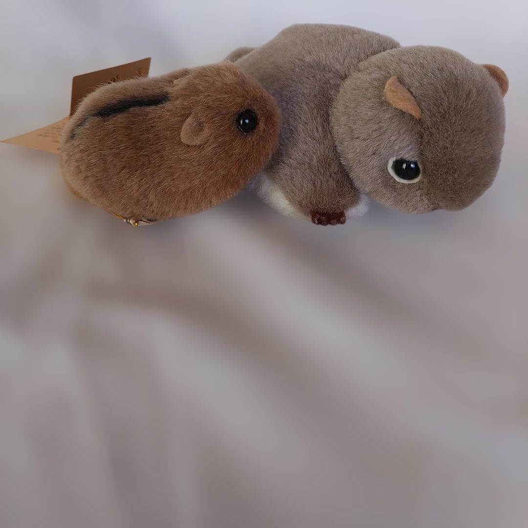 やまね工房　ぬいぐるみ 3種セット　ふくろうの子 えぞももんが　やまね