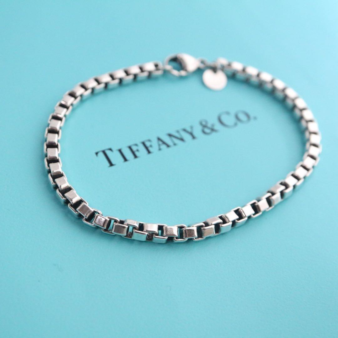 極美品✨箱袋付き✨ティファニー ベネチアン リンク ブレスレット男女メンズ
