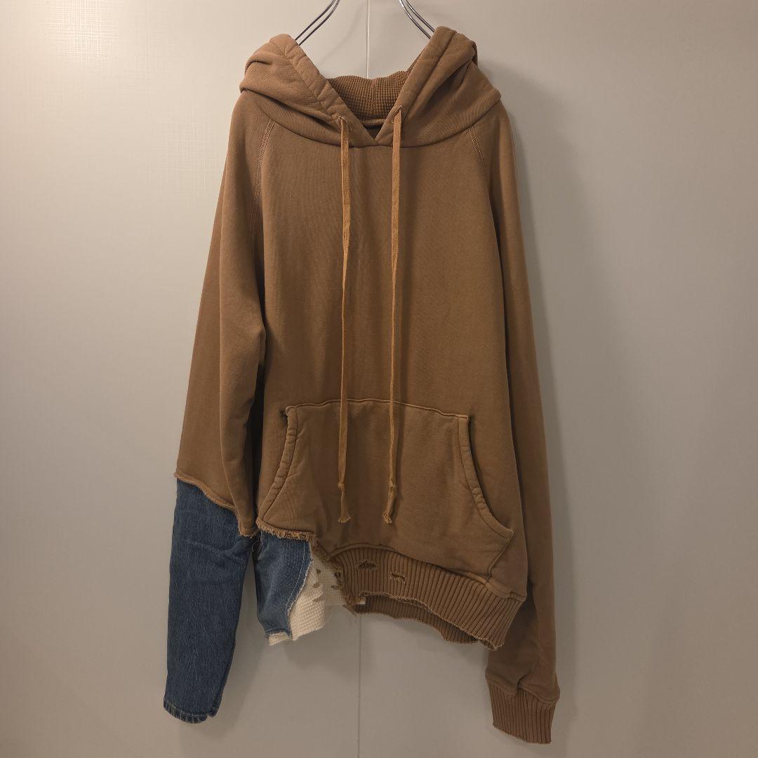 GREG LAUREN グレッグローレン再構築FRAGMENTパーカーSIZE2