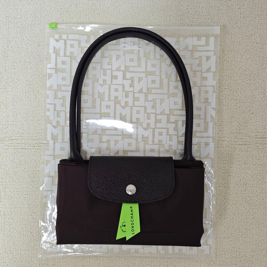 新品 ロンシャン ル プリアージュ グリーンライン肩掛けM最新色モカ