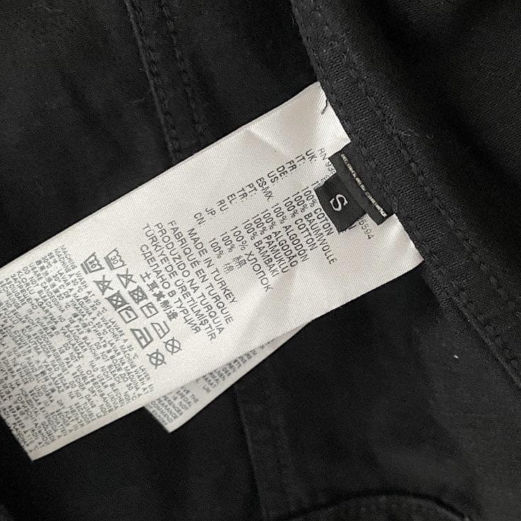 美品 DIESEL コーティング切替デニムライダース ブラックS