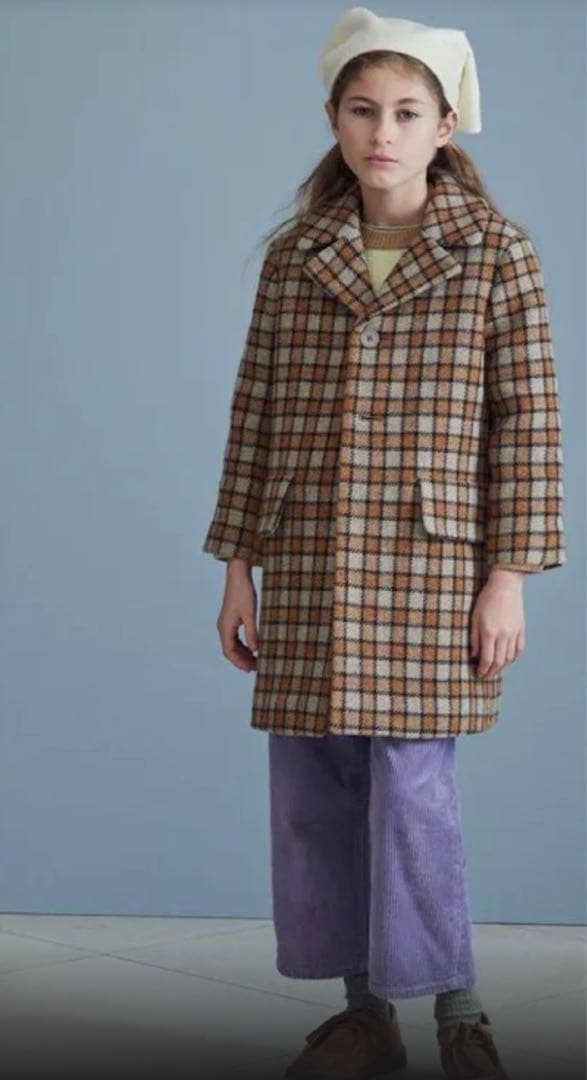 caramel チェックコート　10y(140cm)