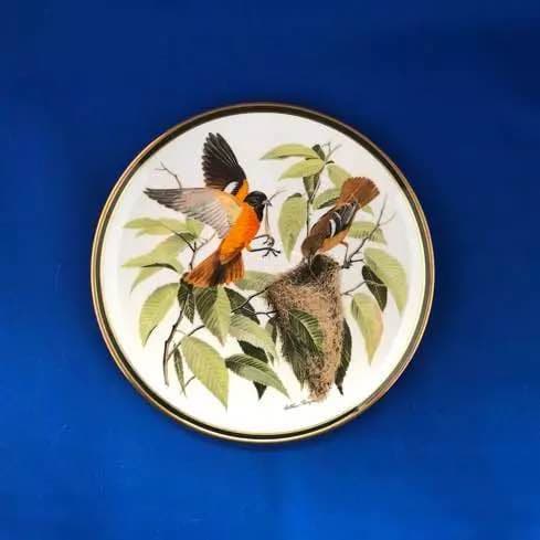 希少★1977年 ウェッジウッド製 鳥の飾り皿