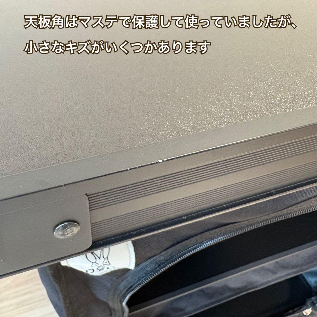 DoD キッチンテーブル クッキングキング ブラック TB5-723-BK