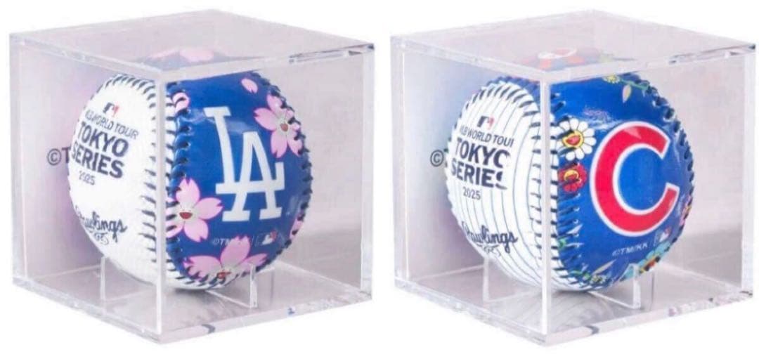 村上隆 MLB 東京シリーズ ローリングス 2個セット レプリカボール 大谷翔平