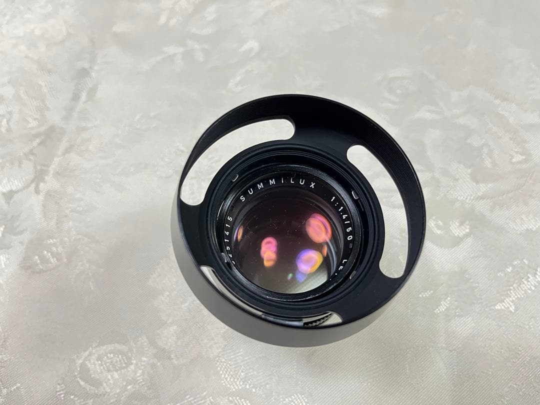 ライカ　ズミルクス　Summilux　f1.4 50mmレンズ フード付　美品