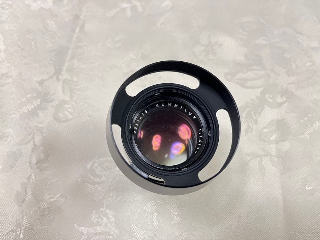 ライカ　ズミルクス　Summilux　f1.4 50mmレンズ フード付　美品