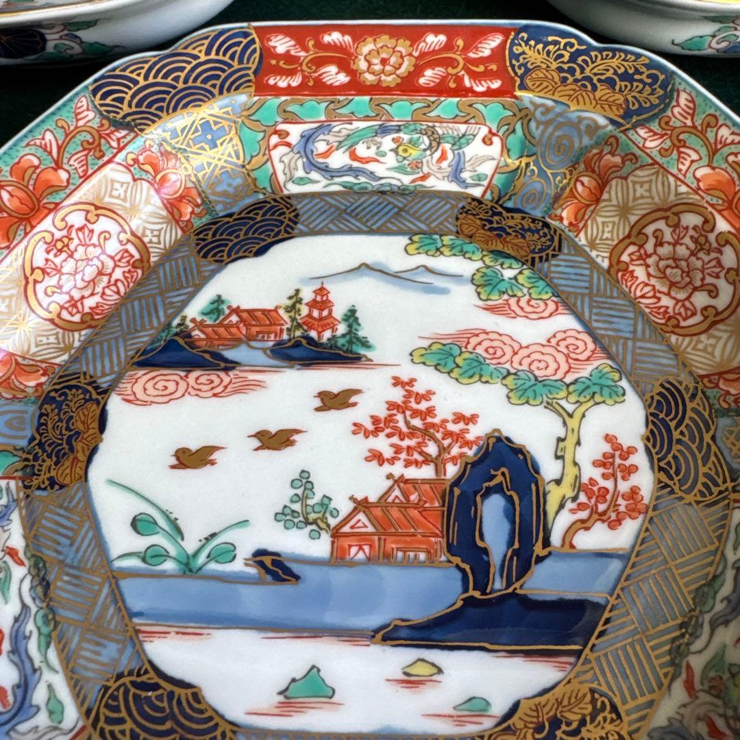 有田焼 錦色絵 銘々皿5枚セット