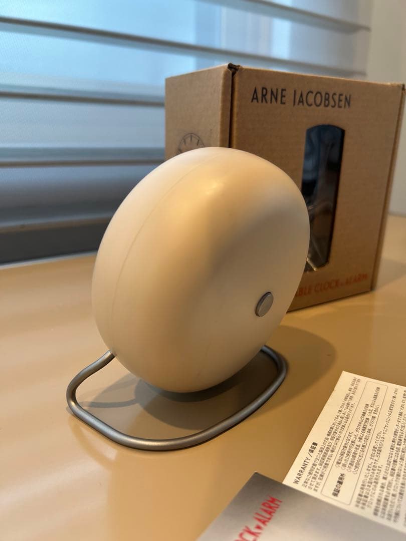 美品 ARNE JACOBSEN アルネ・ヤコCITY HALL 置き時計