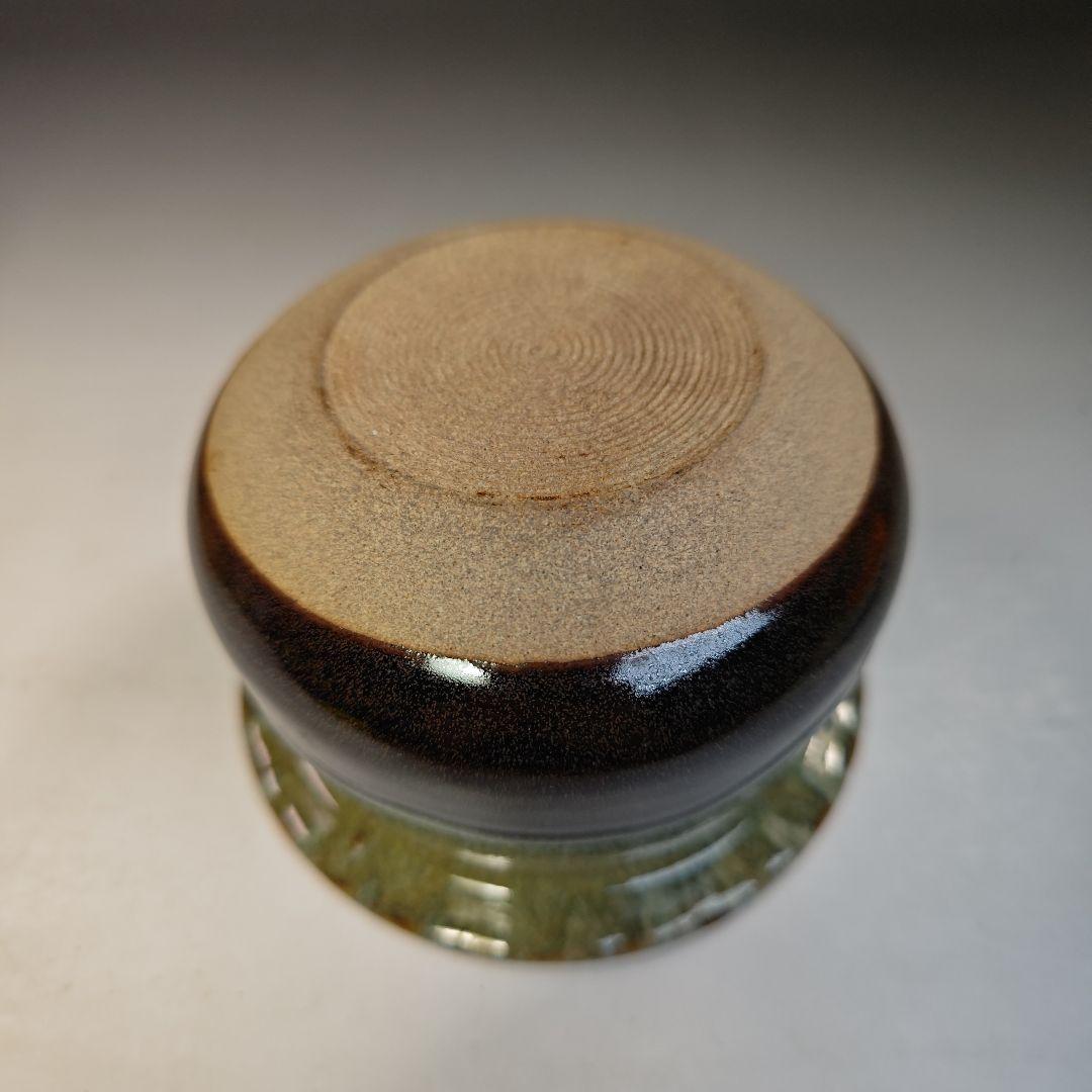 イ766 健水『喜祥造』『高取釉健水　共箱』茶道具