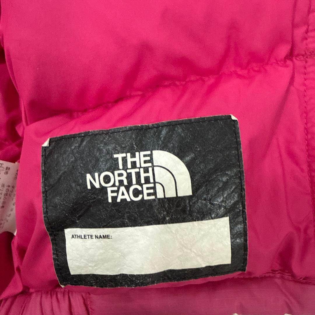 THE NORTH FACE 80 ピンク/黒 ヌプシ　ダウン