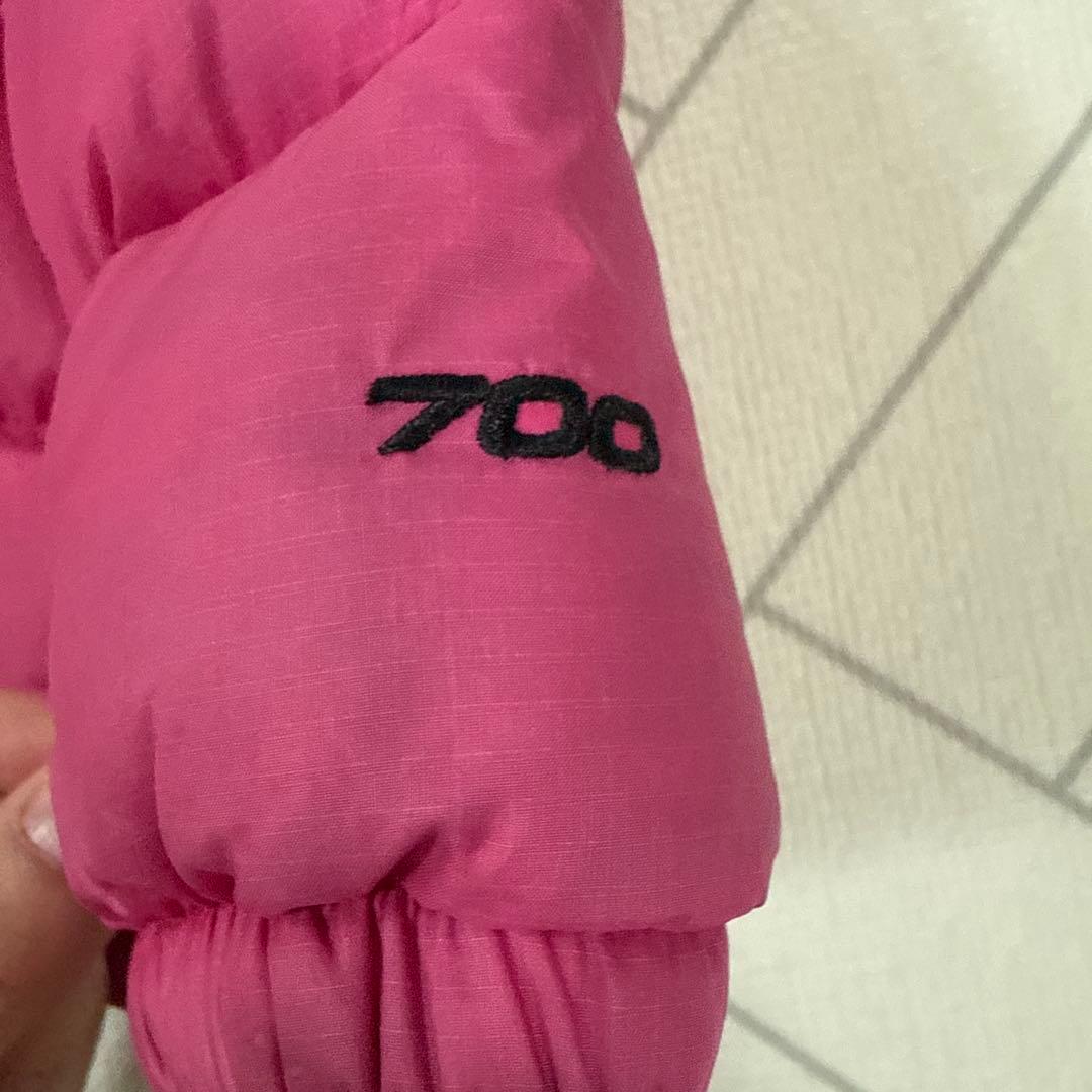 THE NORTH FACE 80 ピンク/黒 ヌプシ　ダウン