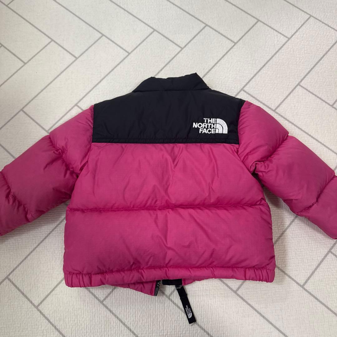 THE NORTH FACE 80 ピンク/黒 ヌプシ　ダウン