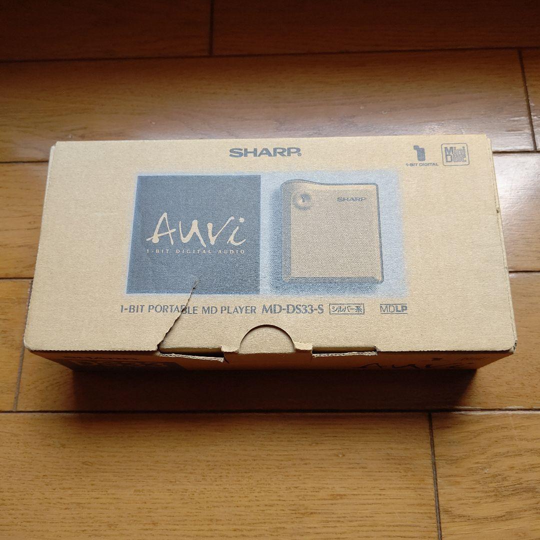 SHARP 1bitポータブルMDプレーヤー MD-DS33-S