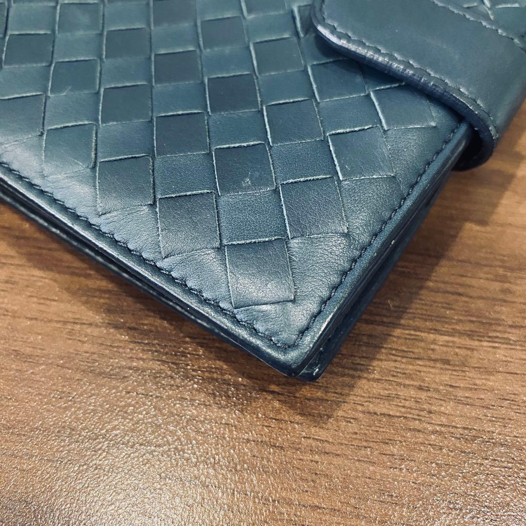 BOTTEGA VENETAボッテガヴェネタ イントレチャート二つ折り財布