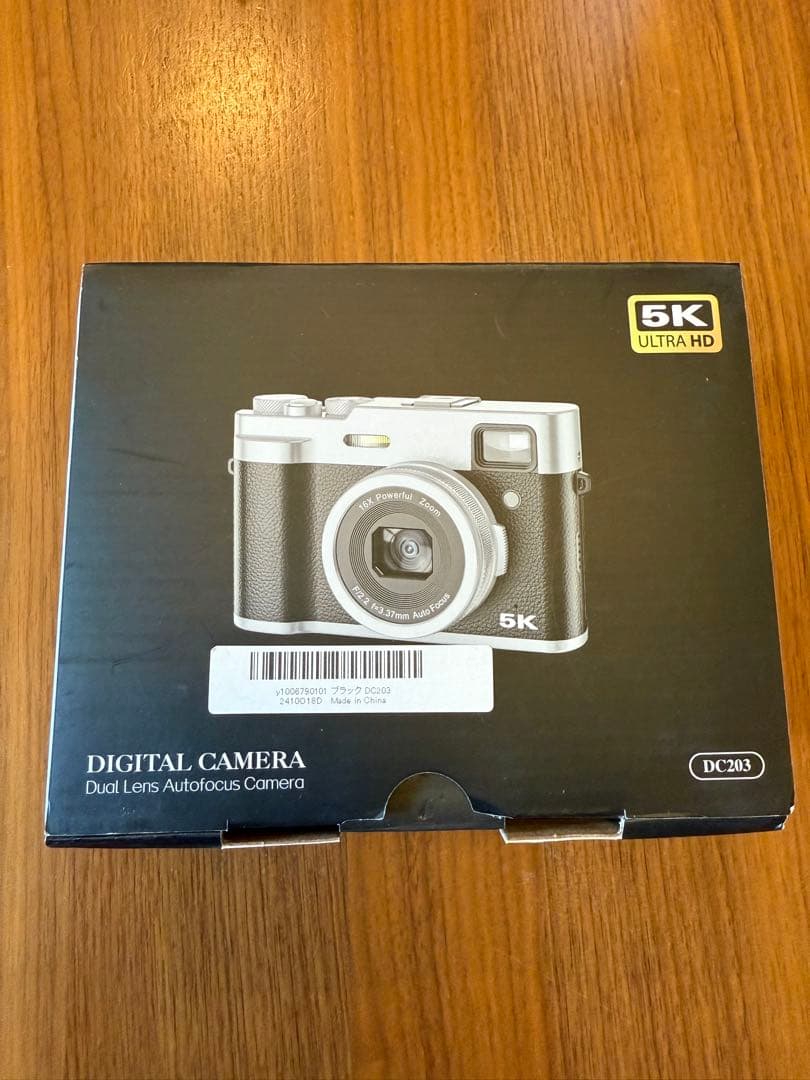 5Kレトロカメラ 680g 16倍ズーム