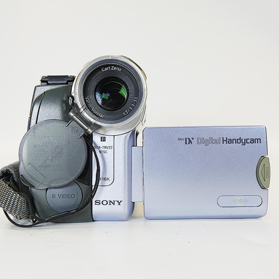 動作品 ソニーDCR-TYV22 MiniDV ビデオカメラ DVDダビングに