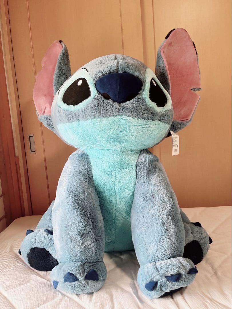 Ｓ*様 スティッチ コストコ限定品 特大ぬいぐるみ ブランケット付き