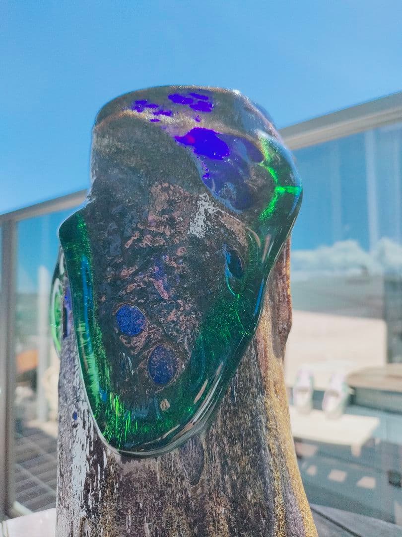 超激レア品！名工稲嶺盛吉 茶泡大花瓶　コレクション品！