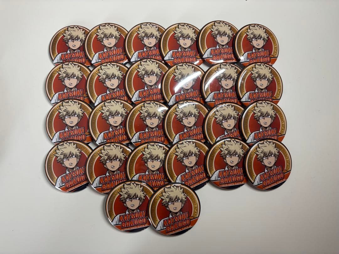僕のヒーローアカデミア 爆豪勝己 GIANTSコラボ缶バッジ 26個セット