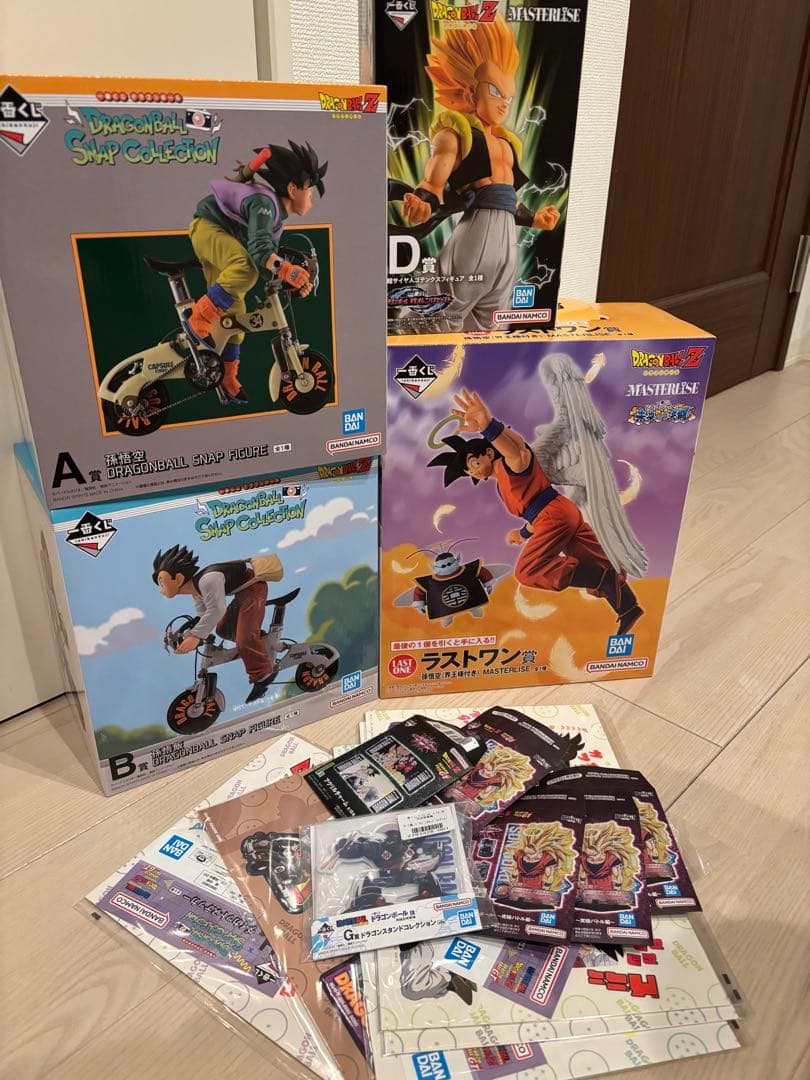ドラゴンボール　一番くじ　天使悟空　孫悟空　孫悟飯　SNAP 新品
