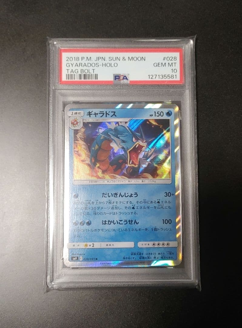 【PSA10】ギャラドスR 028/095 タッグボルト　ポケモンカード