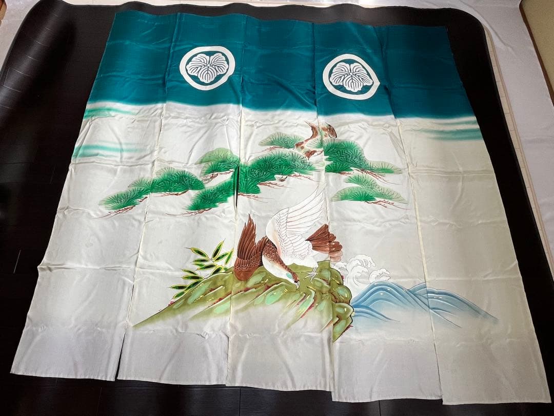 加賀のれん　花嫁のれん　郷土　タカ　珍色あり　リメイク素材