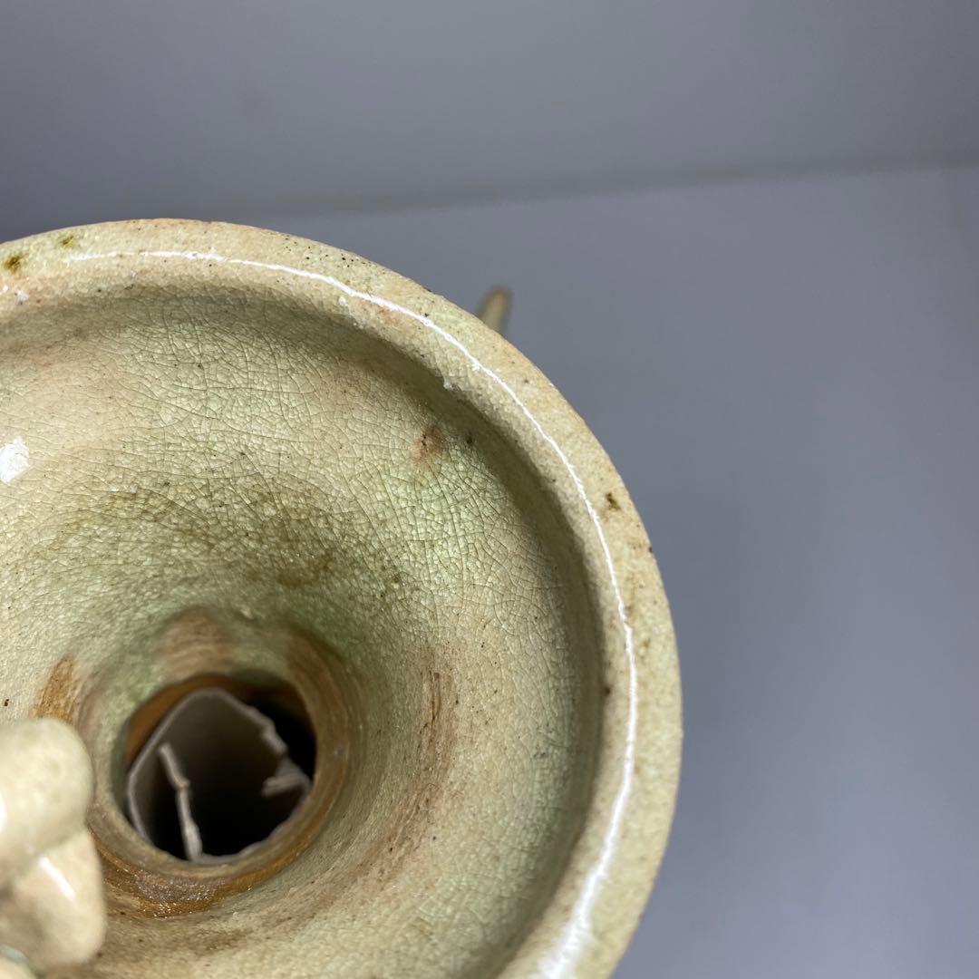 中国宋時代　鶏形青磁水注　高さ32㎝　トヒチ　東な7-0329☆2F