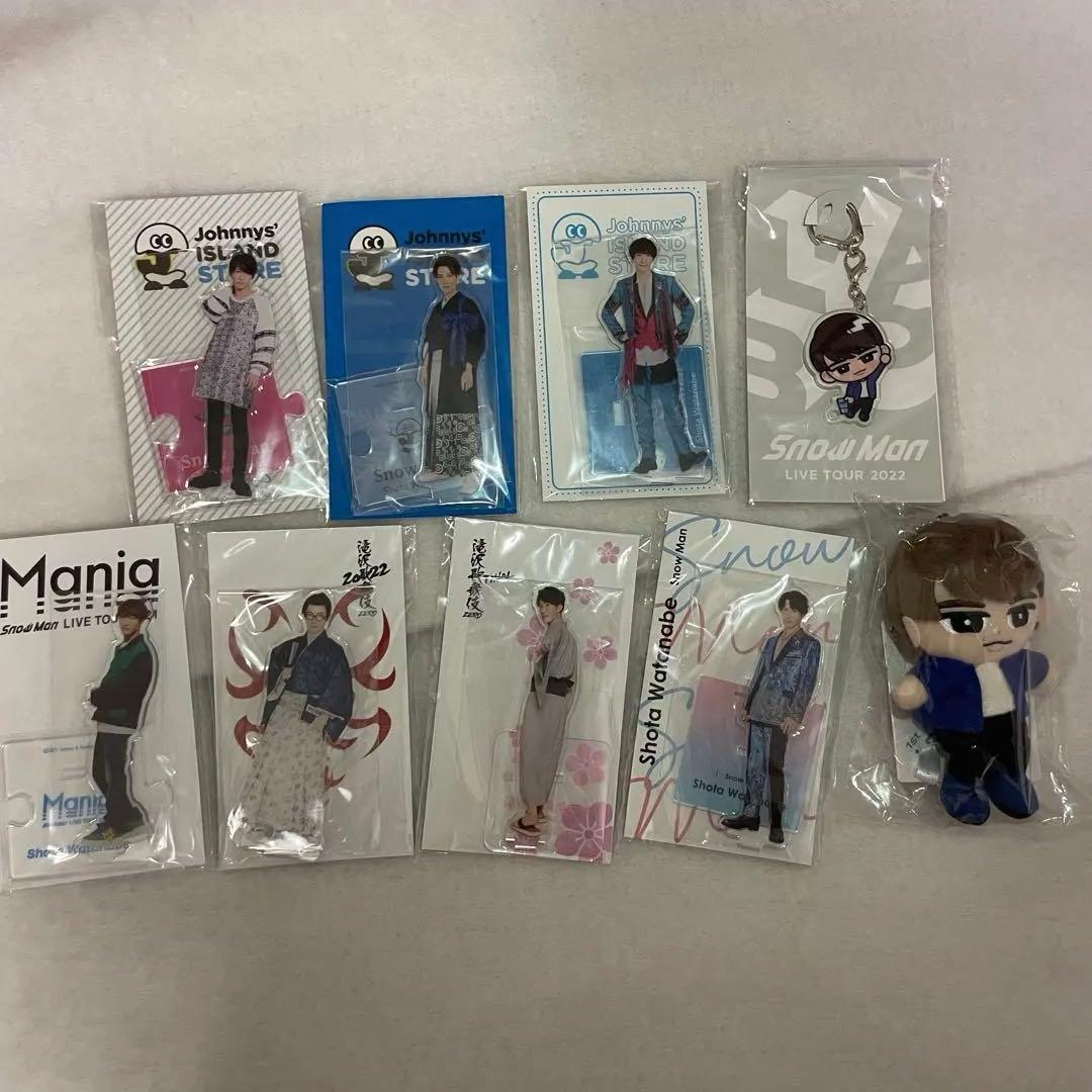 渡辺翔太 アクリルスタンド チルぬい セット