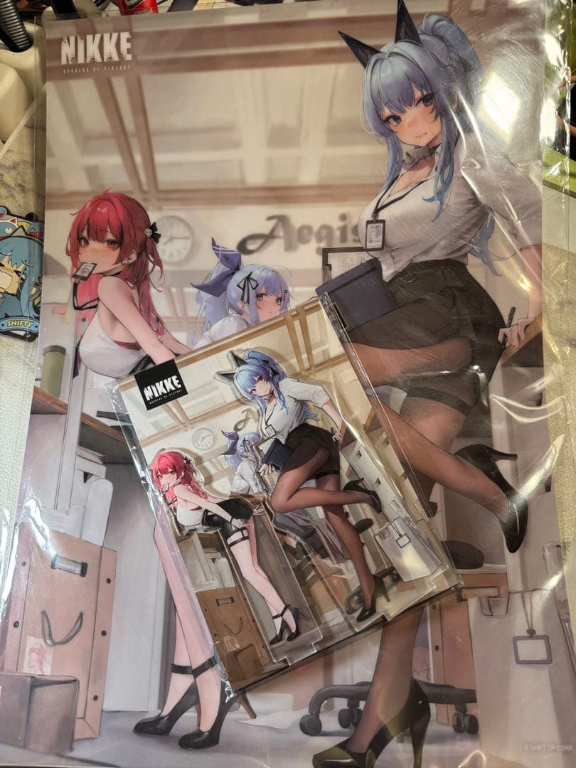 NIKKE アクリルジオラマ&ポスターセット　ヘルム&マスト&アンカー 韓国限定