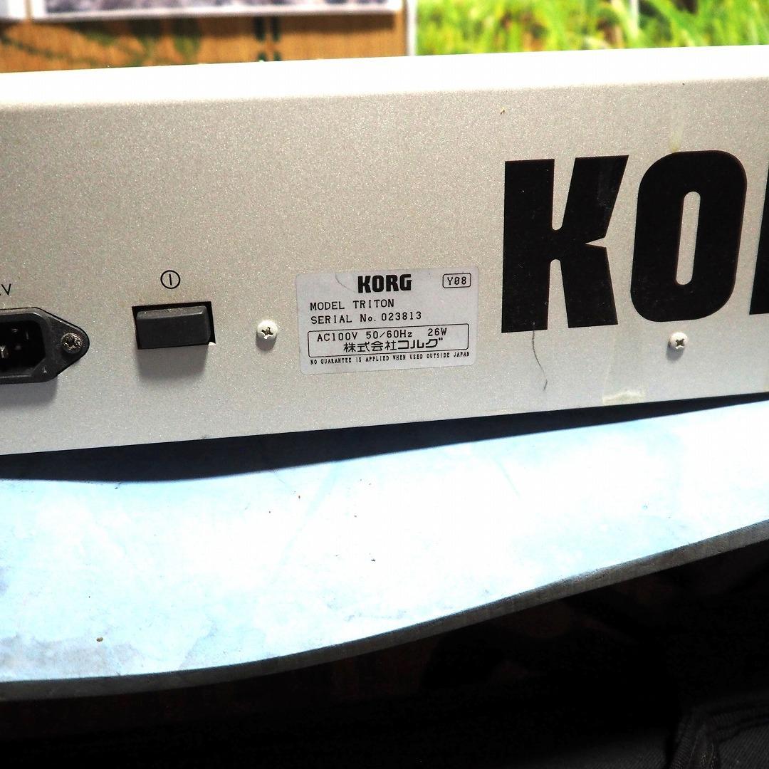 完動_美品_付属品完備_KORG TRITON_61鍵_FDD交換済_SC付